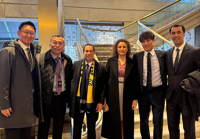 Các nguyên thủ và quan chức bóng đá tham dự lễ bốc thăm World Cup 2026