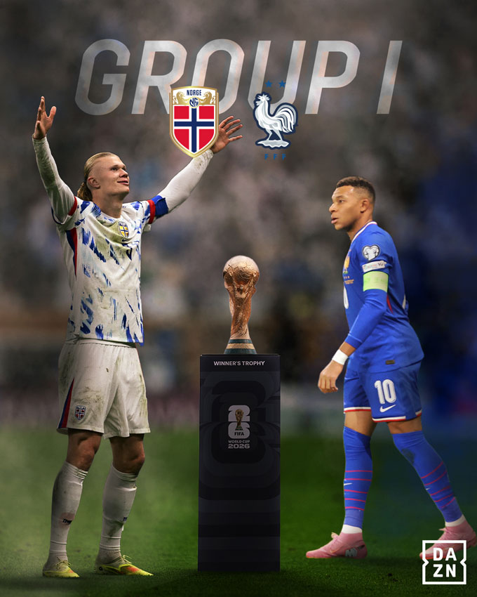 Mbappe vs Haaland: Cuộc đối đầu hấp dẫn nhất vòng bảng World Cup 2026